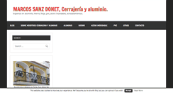 Desktop Screenshot of cerrajeriayaluminio.com