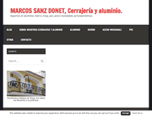 Tablet Screenshot of cerrajeriayaluminio.com